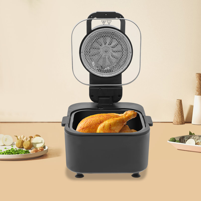 Air Fryer Digital Air Fryer Countertop 9L Large Capacity Air Fryer with Touch LCD Screen Temp Timer & 24H Reservation Function for Home Kitchen Cooking