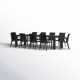 Farrah 118'' Rectangular 10 - Person Outdoor Dining Set