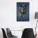 Wolf Splash America by Collin Bogle - Wrapped Canvas Painting