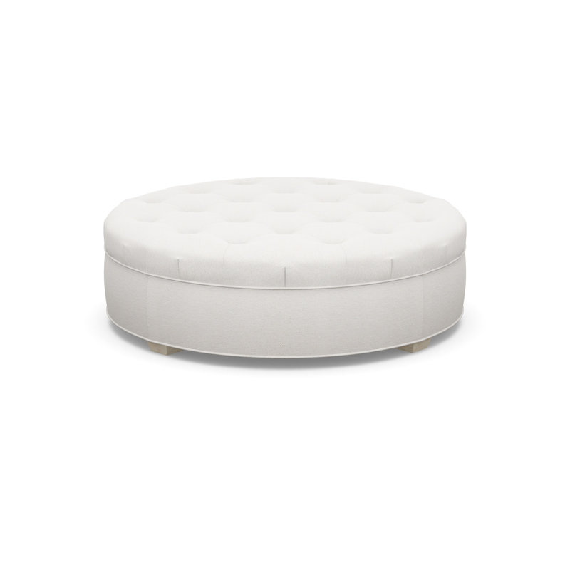 Round Ottoman, 7245-70, Sandstone