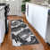 Premium Machine Washable Prisco Black Rug