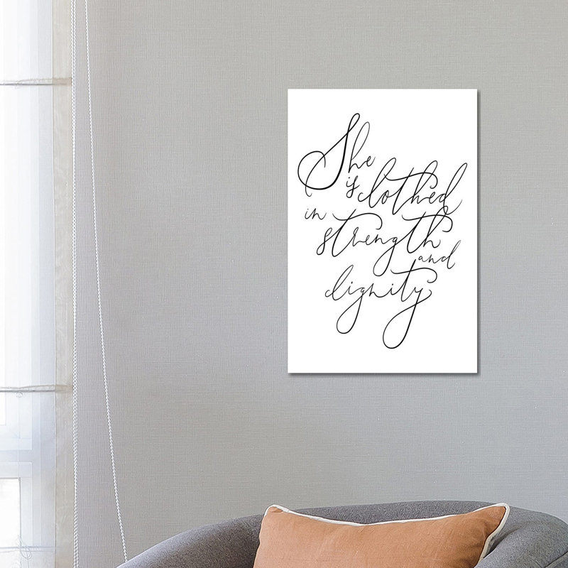 She Is Clothed by Leah Straatsma - Wrapped Canvas Gallery-Wrapped Canvas Giclée, 101.6 cm H x 66.04 cm W x 1.91 cm D