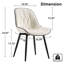 Chaise d'appoint rembourrée en similicuir Chardee-1647928893