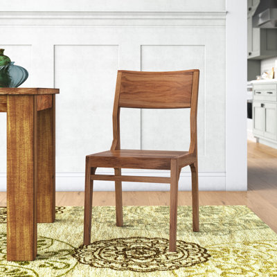Chaise d'appoint en bois massif Lana