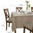 Gracie Oaks Chic & Rustic 70"X 108" Tablecloth In Cashmere-88365876