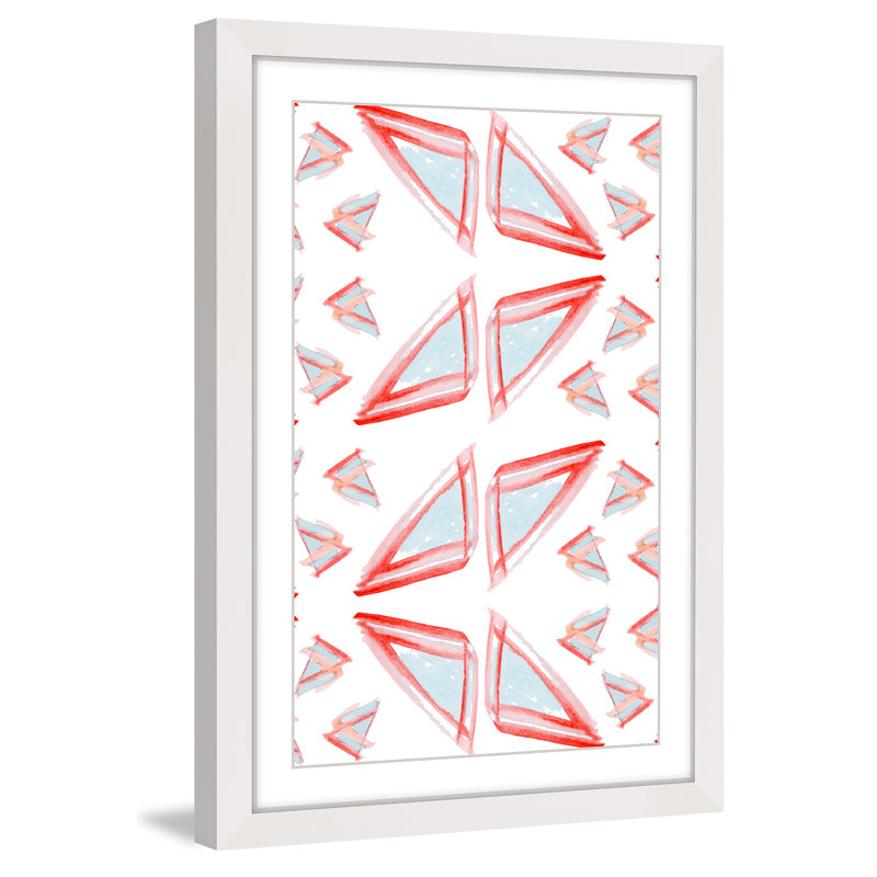 Rearrangement - Single Picture Frame Print, 61cm H x 41cm W x 3.81cm D, White