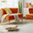 Euclid 47" Velvet 2-Seat Armless Loveseat-905681833