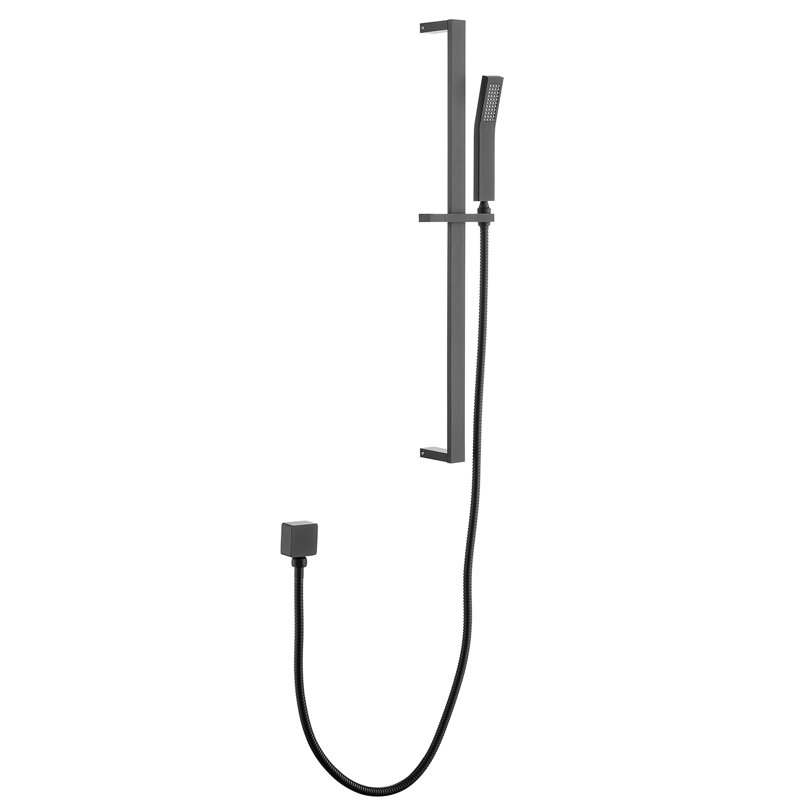 Handheld Shower With 28-Inch Slide Bar And 59-Inch Hose, Matte Black Bathroom Nucleus, Adjustable Head, Vigorous Water Flow, Nozzles, Rust- Stainless Steel Element, Powerful Jet,