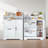 Narrow Shoe Storage Cabinet with Adjustable Side Cabinet-207314657