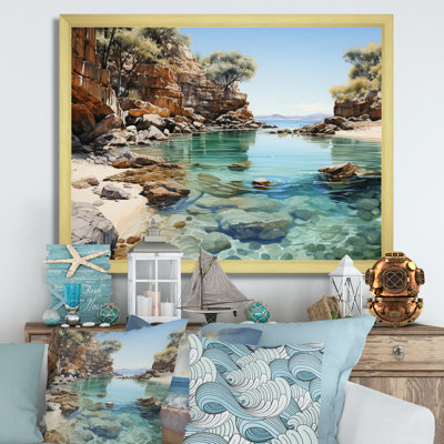 Bevard Rocky Beach Isolé sur toile