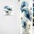 Galeno Black And Blue Poppy Flowers Bouquet - Boho Pottery Curtain - Velvet Room Darkening - 1 Panel-206265126