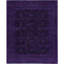 Wool Oriental Area Rug in Purple