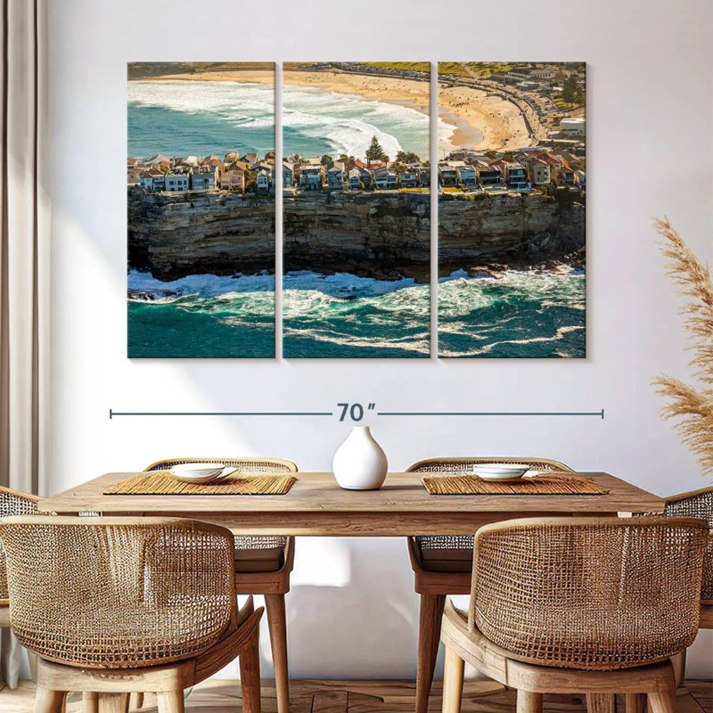 Bondi Avae Cliff Scene, H 42 po x l 65 po