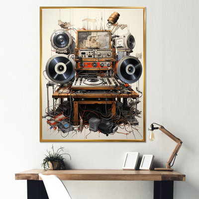 Schéma d'un plateau tournant II sur toile