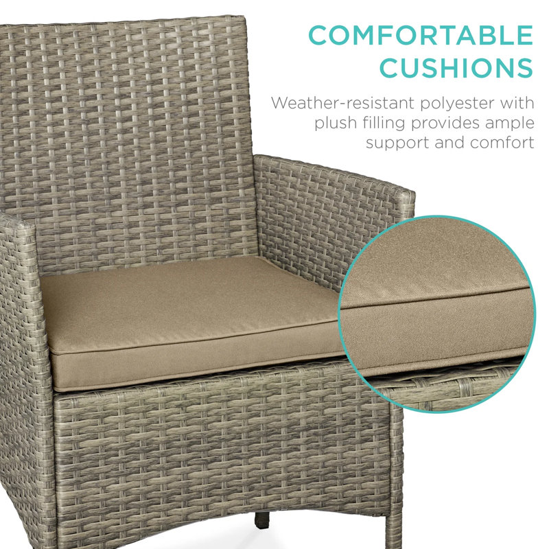 Patio Bistro Set, Desert, Taupe