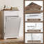 Armoire à ordures inclinable 10 gallons - Fonction de désodorisation-130445261-133633691