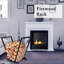 Humair 18'' W Metal Log Rack