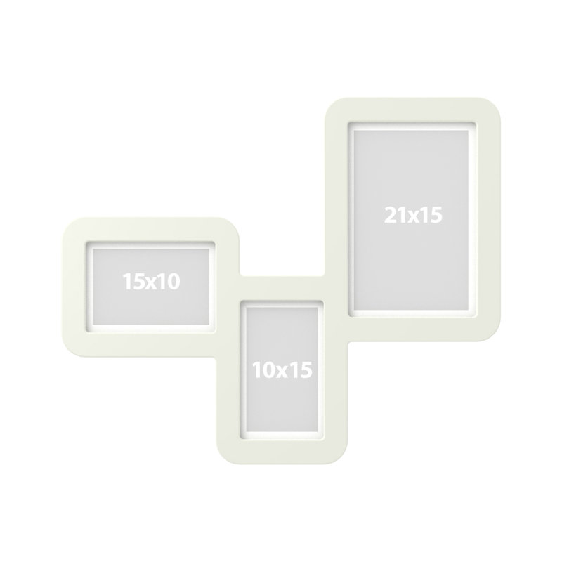 Beaded Picture Frame, Cream