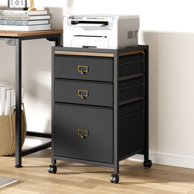 40cm Wide 3 -Drawer Steel File Cabinet