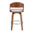 Tabouret de bar pivotant en bois