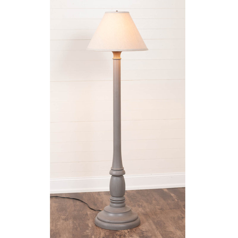 Randalle 59'' Traditional Floor Lamp, Gray