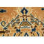 Hand Knotted Wool Area Rug in Orange