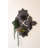  Decorative Clay Wall Planters Black Wash 21"H– Set of 4