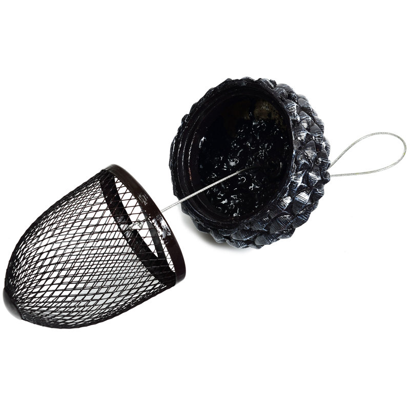 Presque Metal Hanging Decorative Bird Feeder