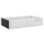 Lit plateforme tapissier avec garde-corps et station de charge