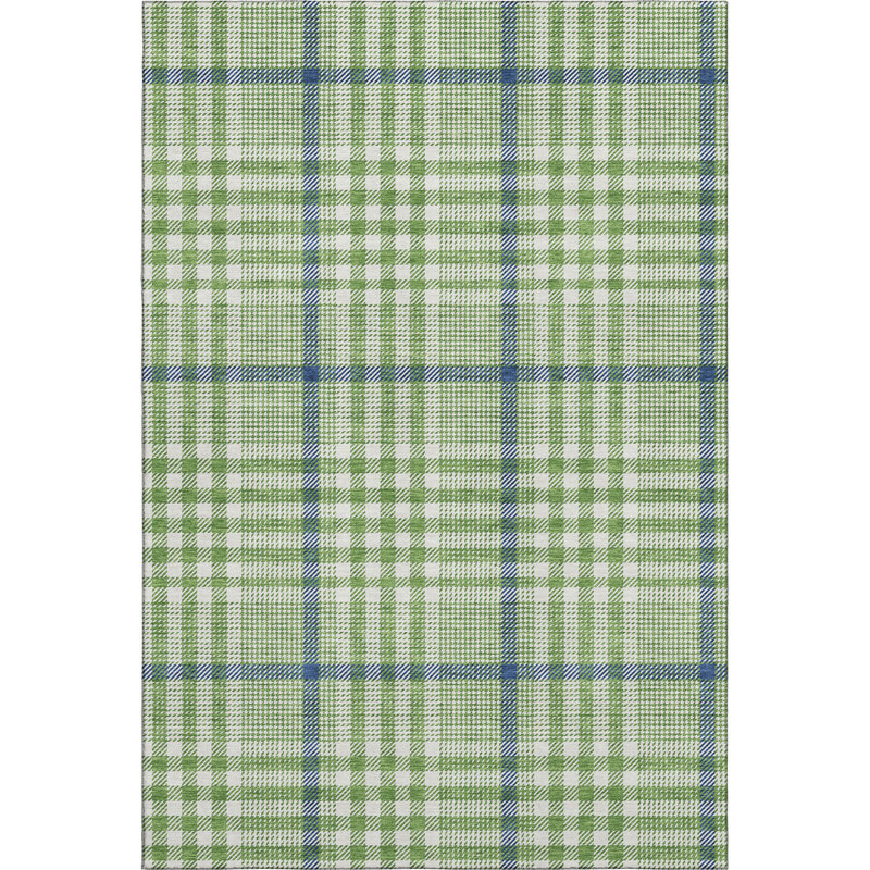 Premium Machine Washable Corry AMF1054 Plaid Rug, Rectangle 10' x 14'