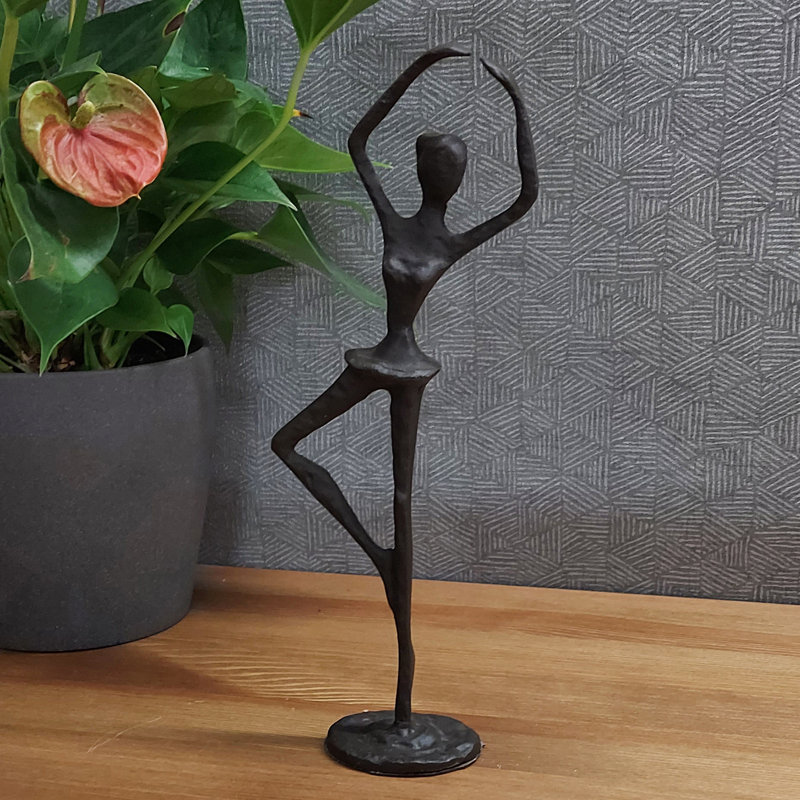 Rocky BALLET GIRL Iron Figurine 25cm, Mocha