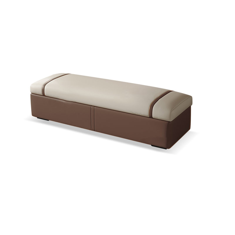 Upholstered Bench, Beige