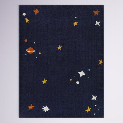 Roder Rectangle Geometric Polypropylene Plastic Rug