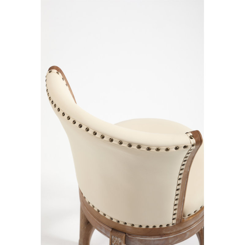 Tabourets de bar en cuir