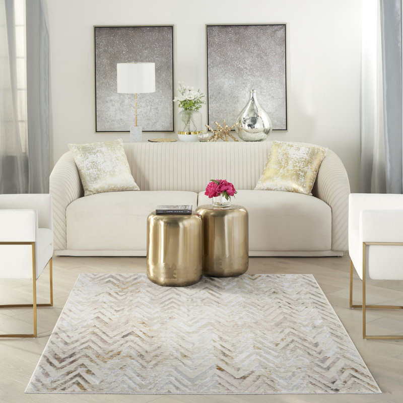 Cadmoin Chevron Area Rug, Rectangle 160 x 221cm