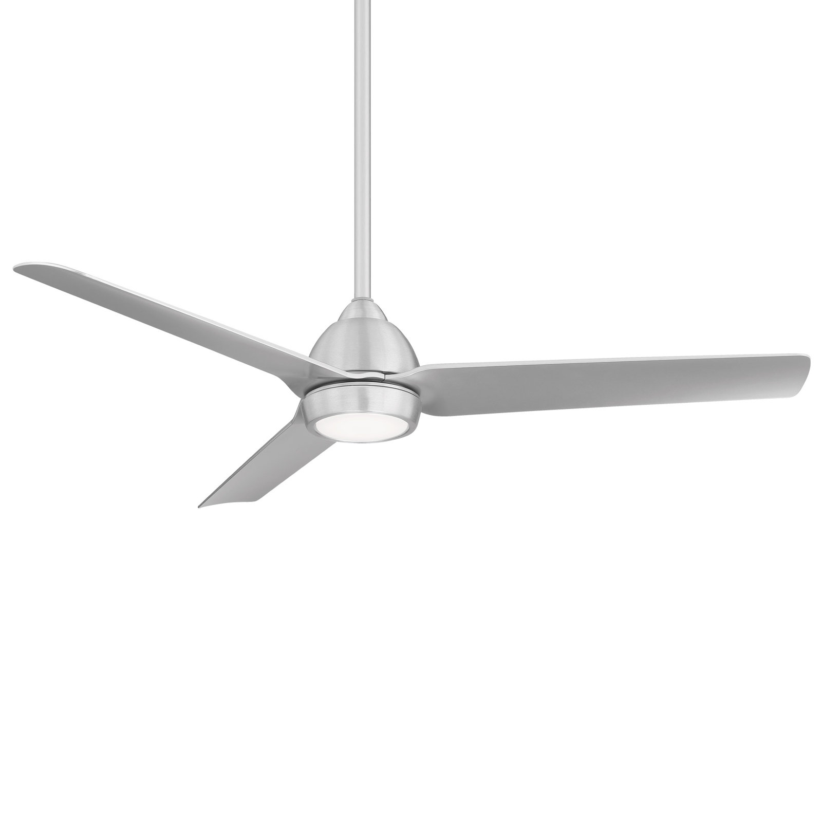 Mocha 54" Smart Ceiling Fan with Light Kit, With Light Kit, Brushed Aluminum