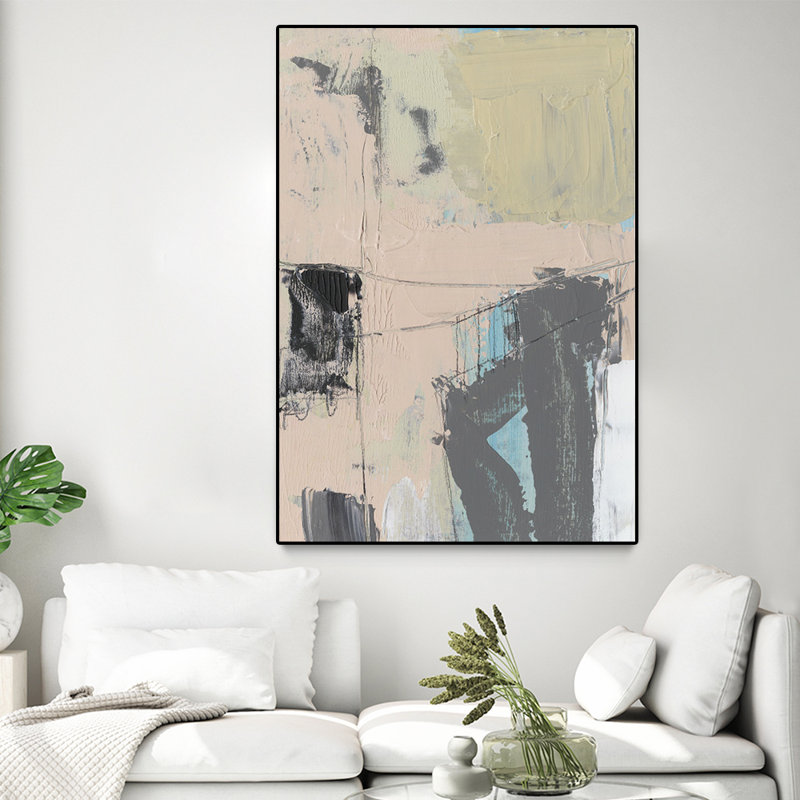 Reproduction d’art sur toile, "Pink-A-Boo I" par Jennifer Goldberger