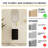  Donnadio 12'' Wall-Mounted Corner Single Bathroom Vanity With Ceramic Vanity Top-1719606466