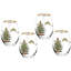 Spode Christmas Tree Stemless Wine Glasses 19Oz