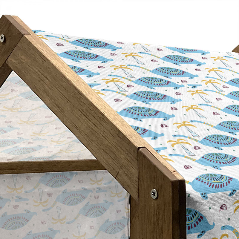 Niche pour chien en bois, H 22,44 po x l 23,62 po x P 17,72 po