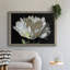 Pivoine blanche - Reproduction d'art sur toile encadrée-1176643697-1176643708