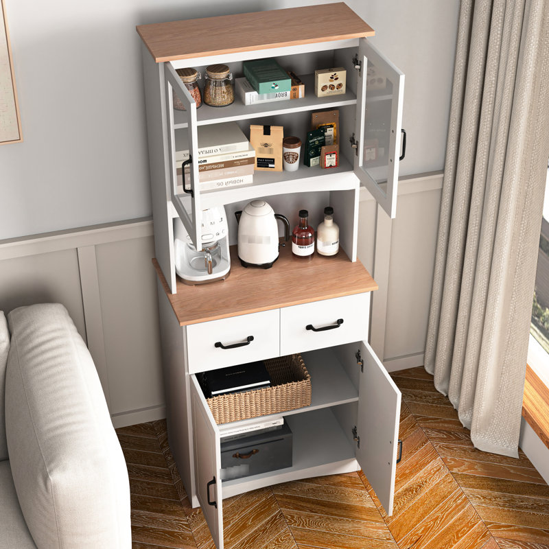 Armoire de rangement de cuisine blanche