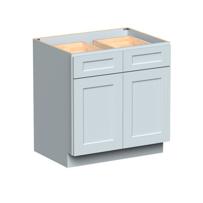 CASAINC Ready-to-Assemble W33"x D24"x H34.5" Kitchen Base Cabinet