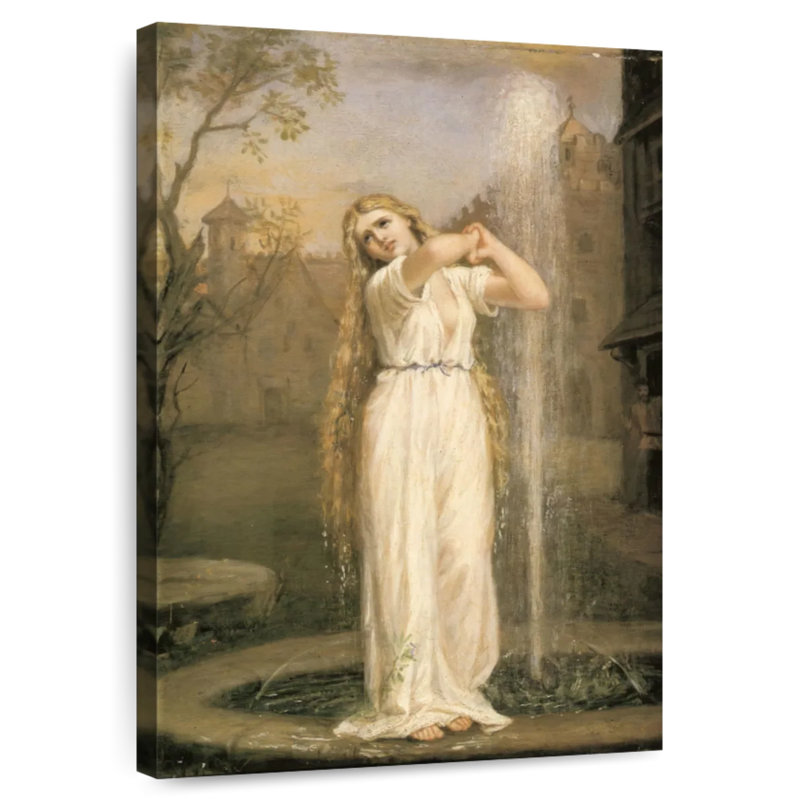 Leisha Undine, 12" H x 8" W