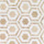 Cosmos 4" Micro Hexagon Polished Marble Mosaic Tile-124468412