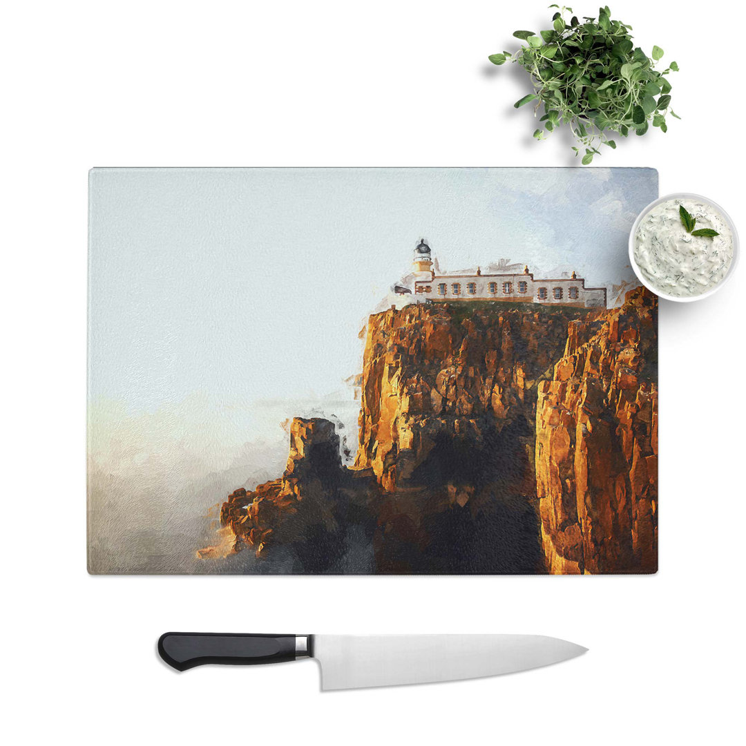 Glass Lighthouse in The Isle of Skye Scotland Chopping Board