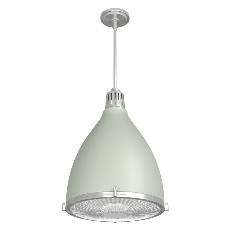 Bluff View 3 - Light Dome Pendant, Large, Soft Sage, 3 Lights