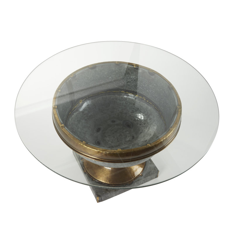 Table basse à piédestal Kohr