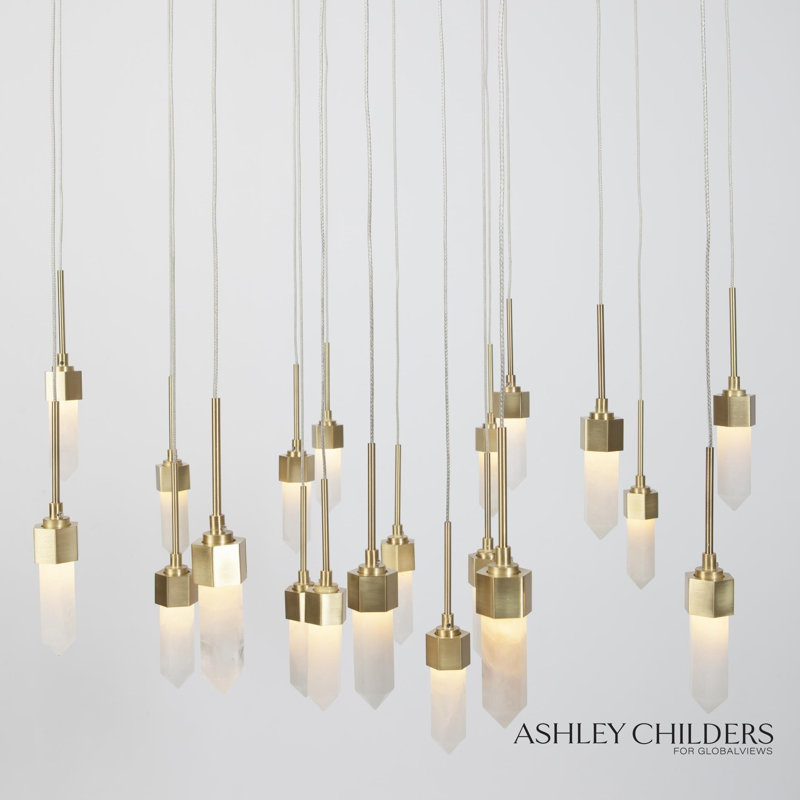 Leo 20 - Light Chandelier, 61.5" H x 25.75" W x 25.75" D