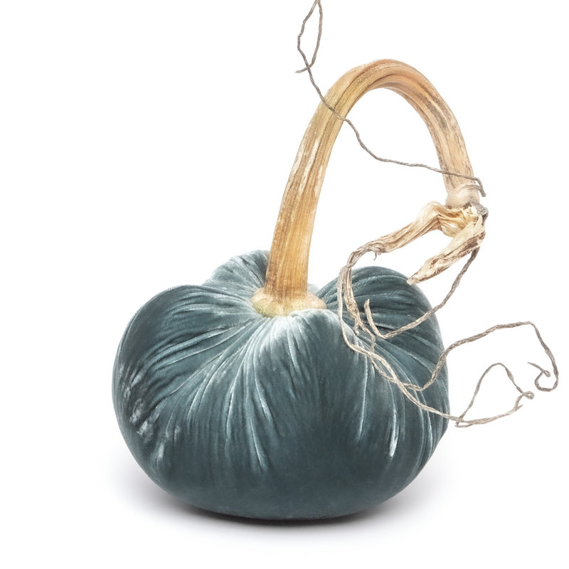 Wedgewood Silk Velvet Pumpkin, 12" H x 10" W x 10" D